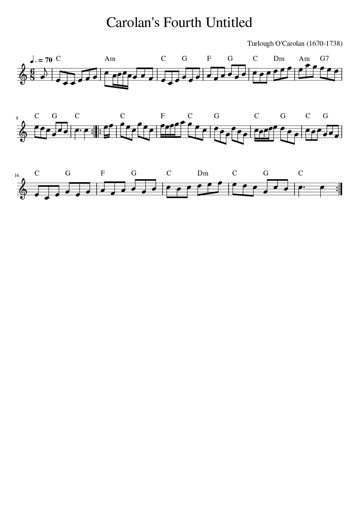 Carolan's Fourth Untitled - Page 1