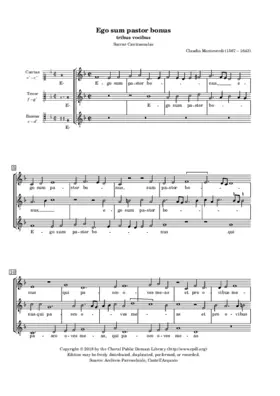 Ego sum pastor bonus