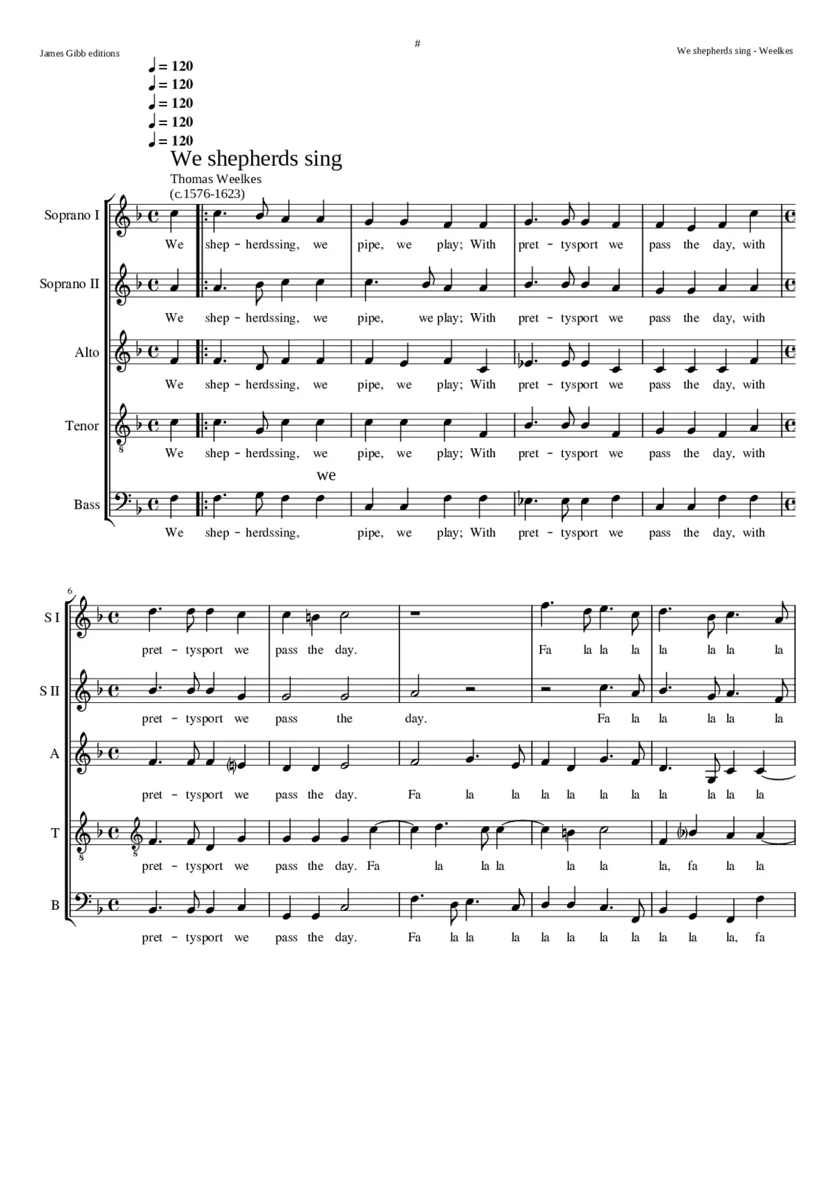 We shepherds sing - Page 1