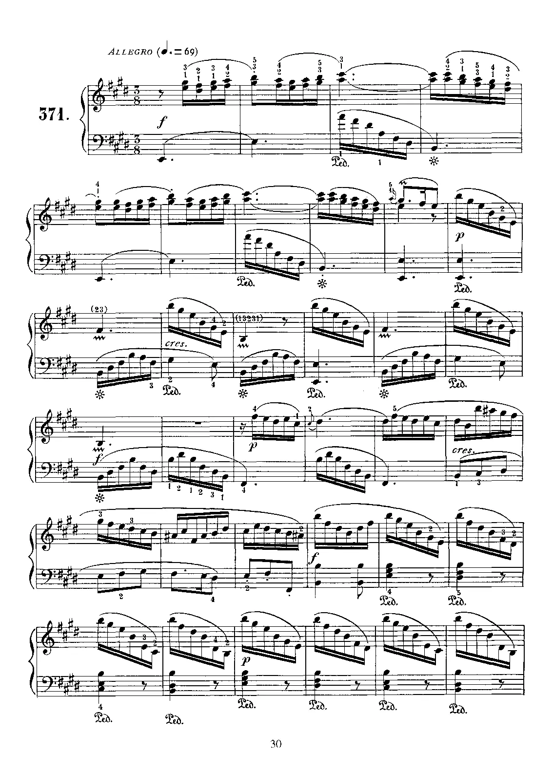 Keyboard Sonata in E major - Page 1