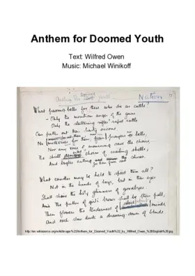 Anthem for doomed youth
