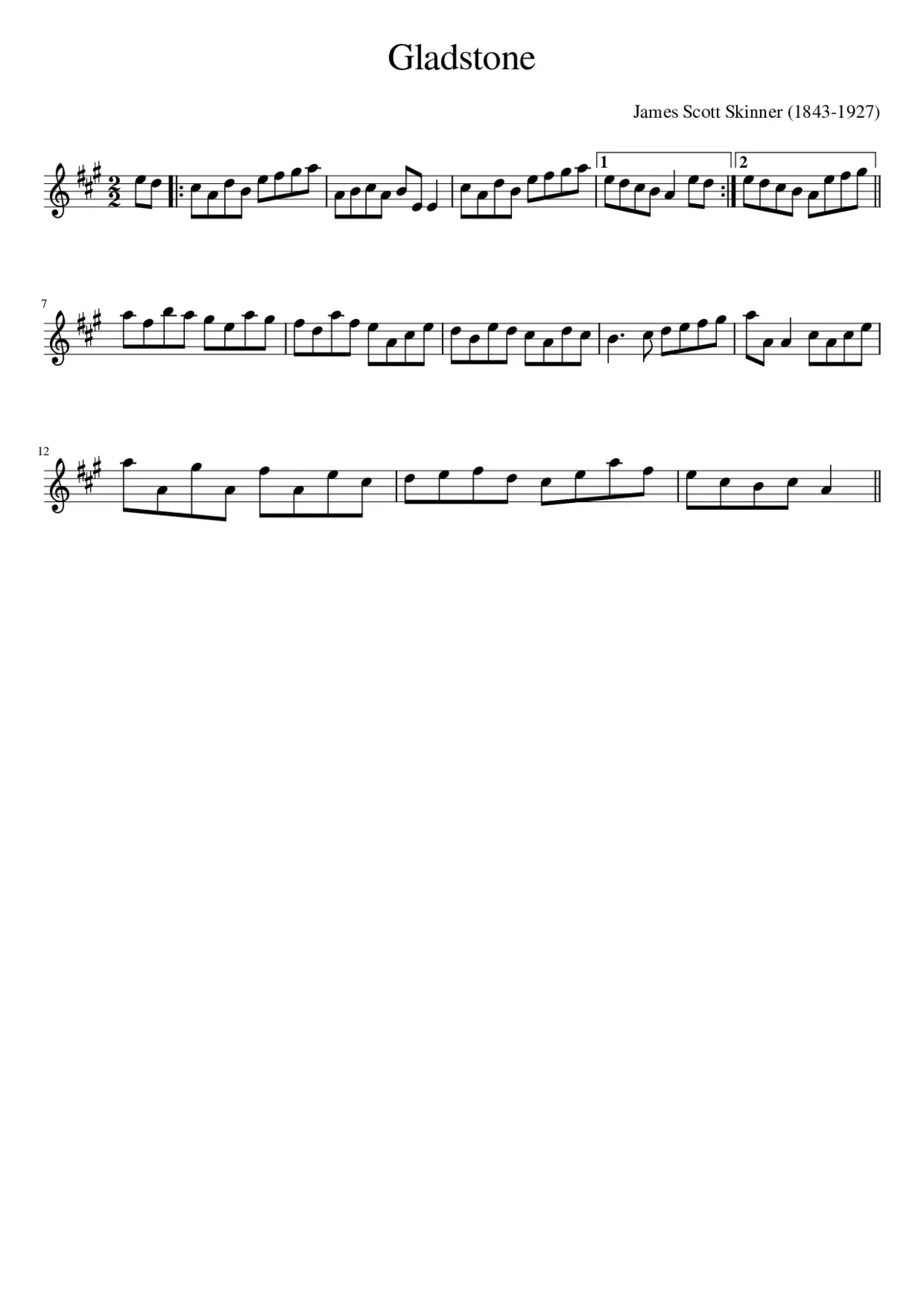 Gladstone - Page 1