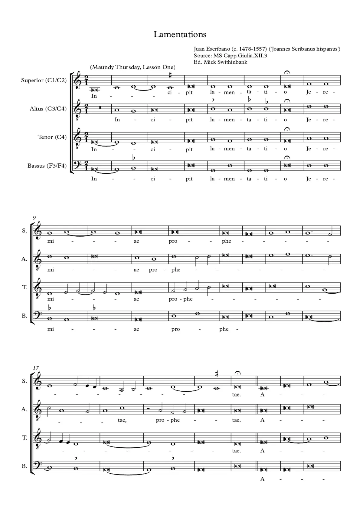 Lamentations - Page 1