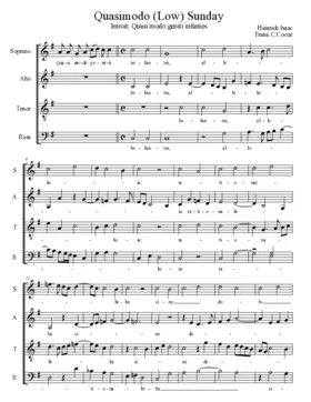 Quasi modo geniti infantes