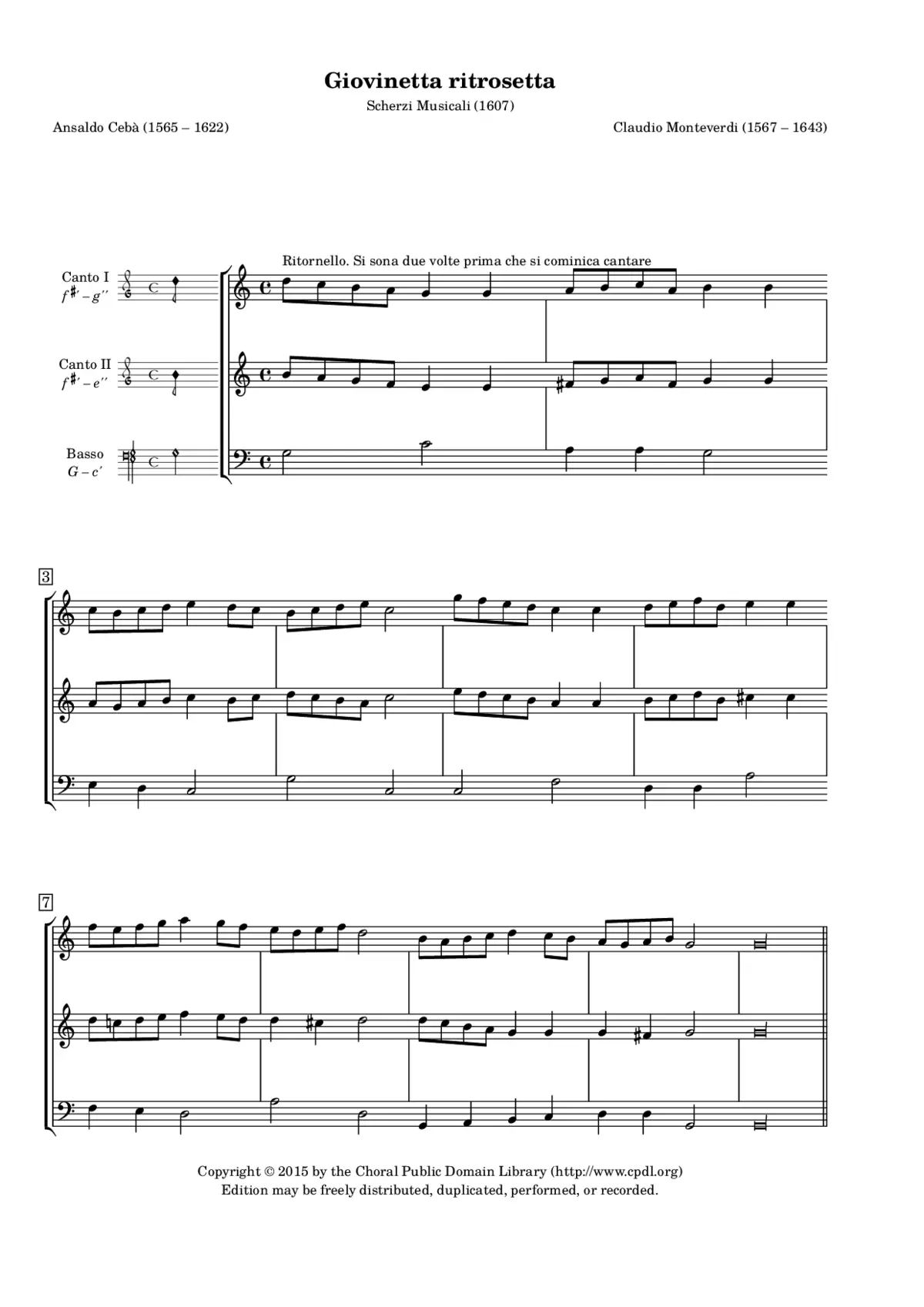 Giovinetta ritrosetta - Page 1