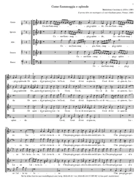 Come fiammeggia e splende