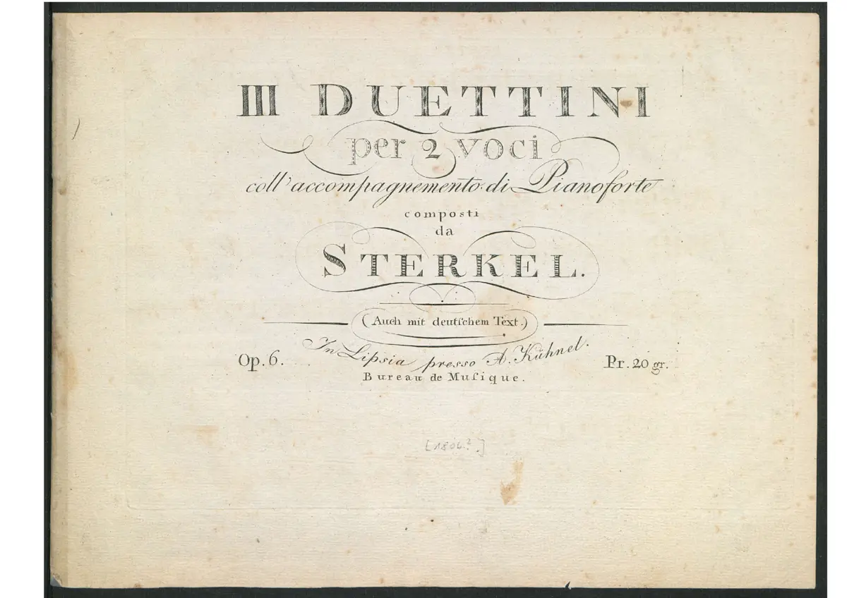 3 Duettini - Page 1