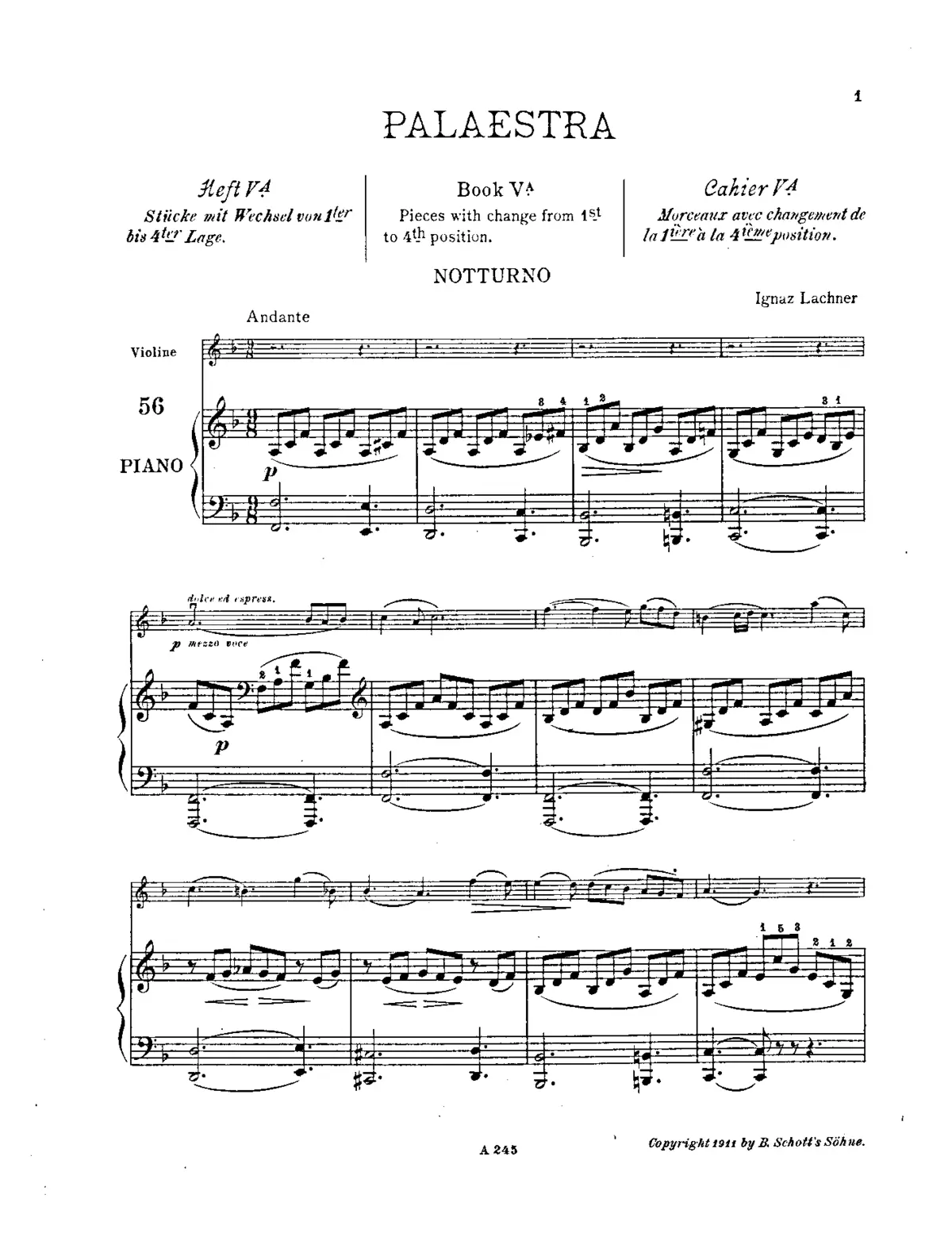 3 Morceaux de salon - Page 1