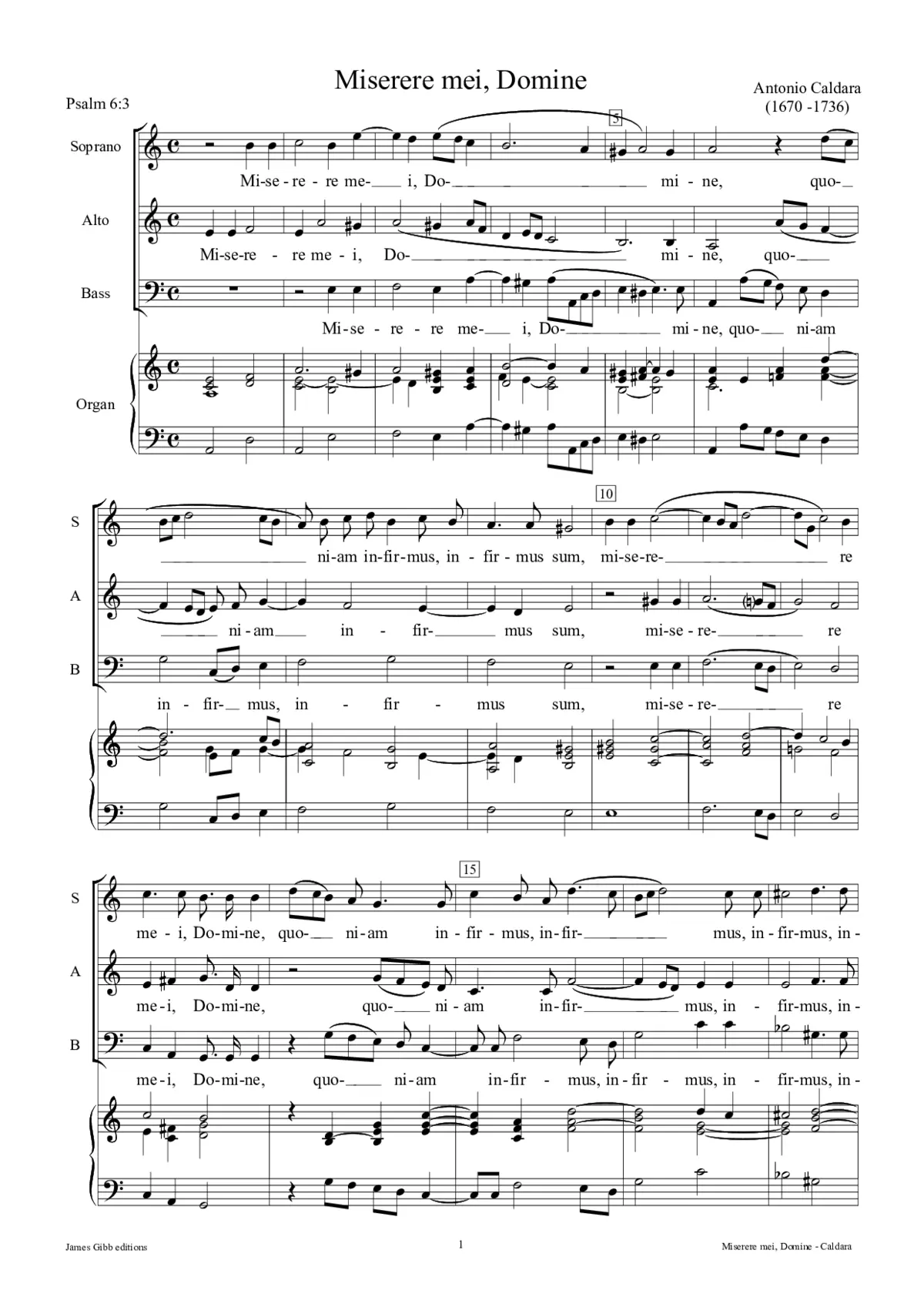 Miserere mei, Domine - Page 1