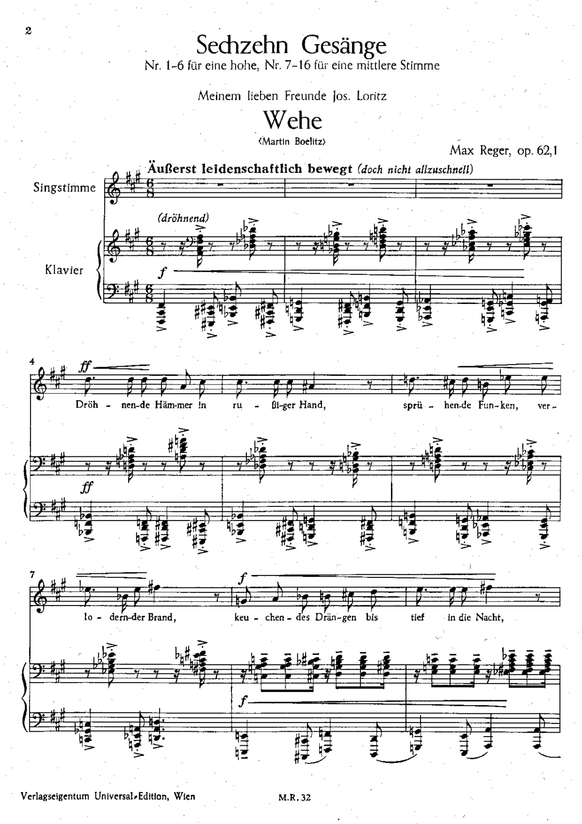 16 Gesänge - Page 1