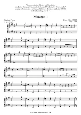 Minuetto 1 & 2 in A major/A minor