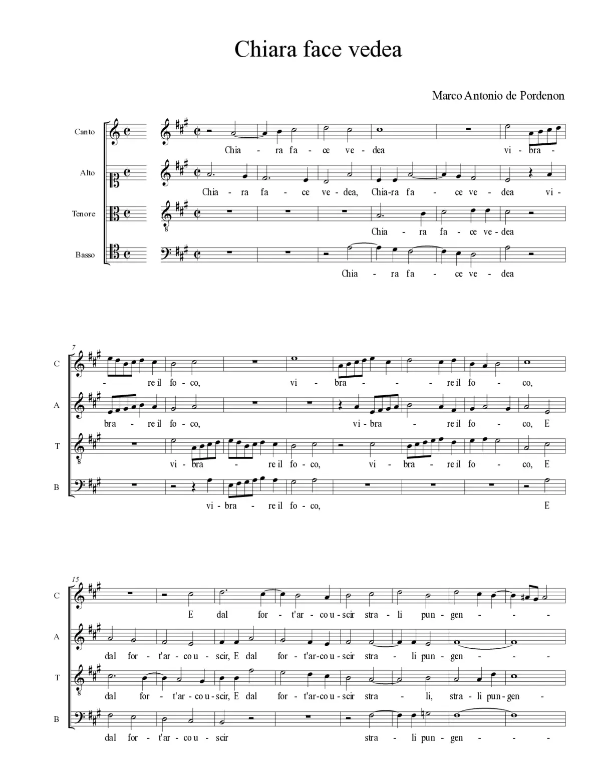 Chiara face vedea - Page 1