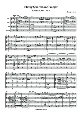 String Quartet in C major, Hob.III:6, Op.1 No.6