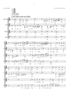 Caro mea vere est cibus