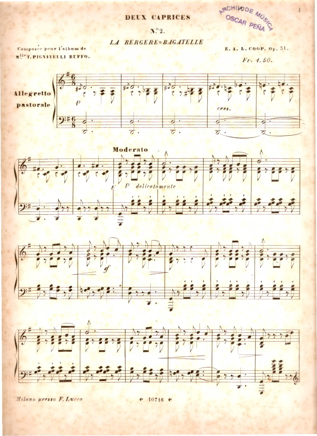 2 Caprices, Op.31 - Page 1