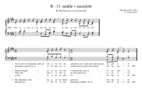 B - 13. neděle v mezidobí