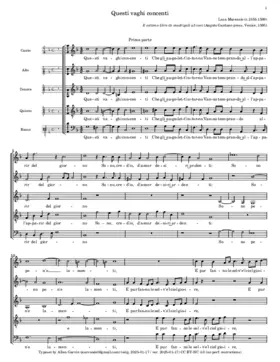 Questi vaghi concenti