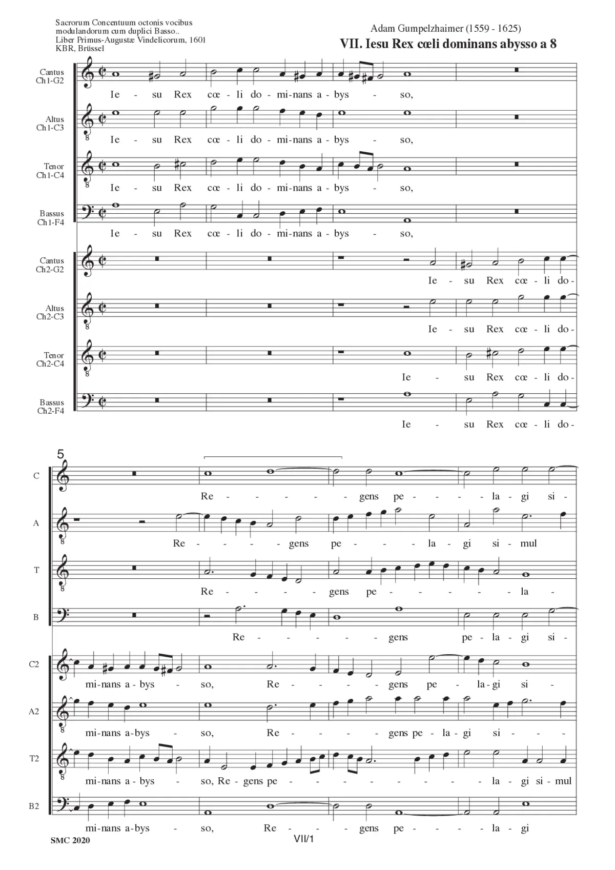 Iesu Rex coeli dominans abysso - Page 1