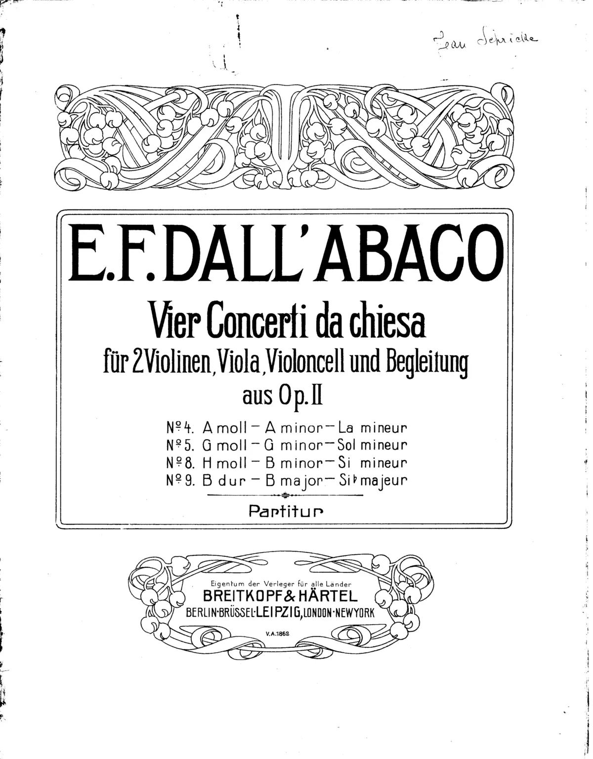 12 Concerti da Chiesa - Page 1
