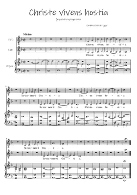 Christe vivens hostia