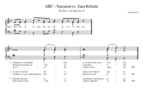 ABC - Narození sv. Jana Křtitele