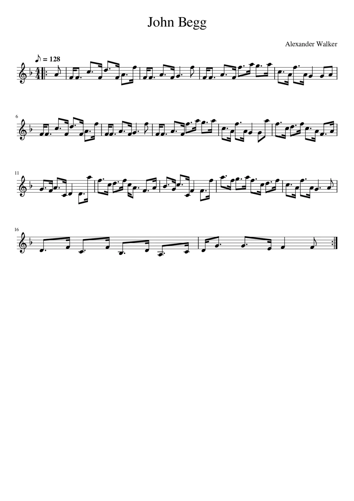 John Begg - Page 1