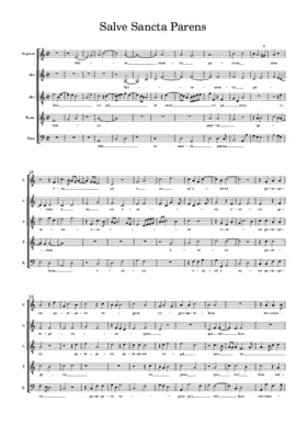 Salve sancta parens