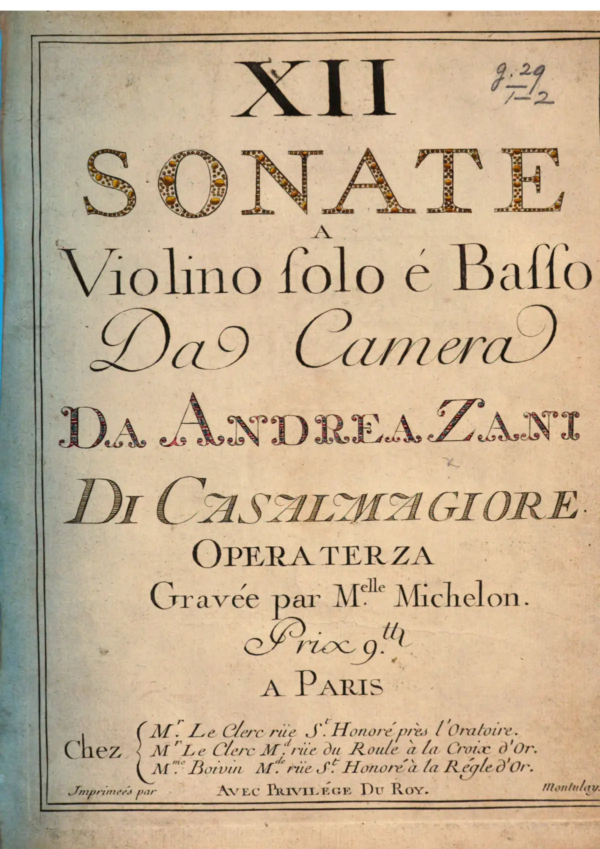 12 Violin Sonatas - Page 1