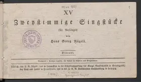15 Zweystimmige Singstücke für Anfänger