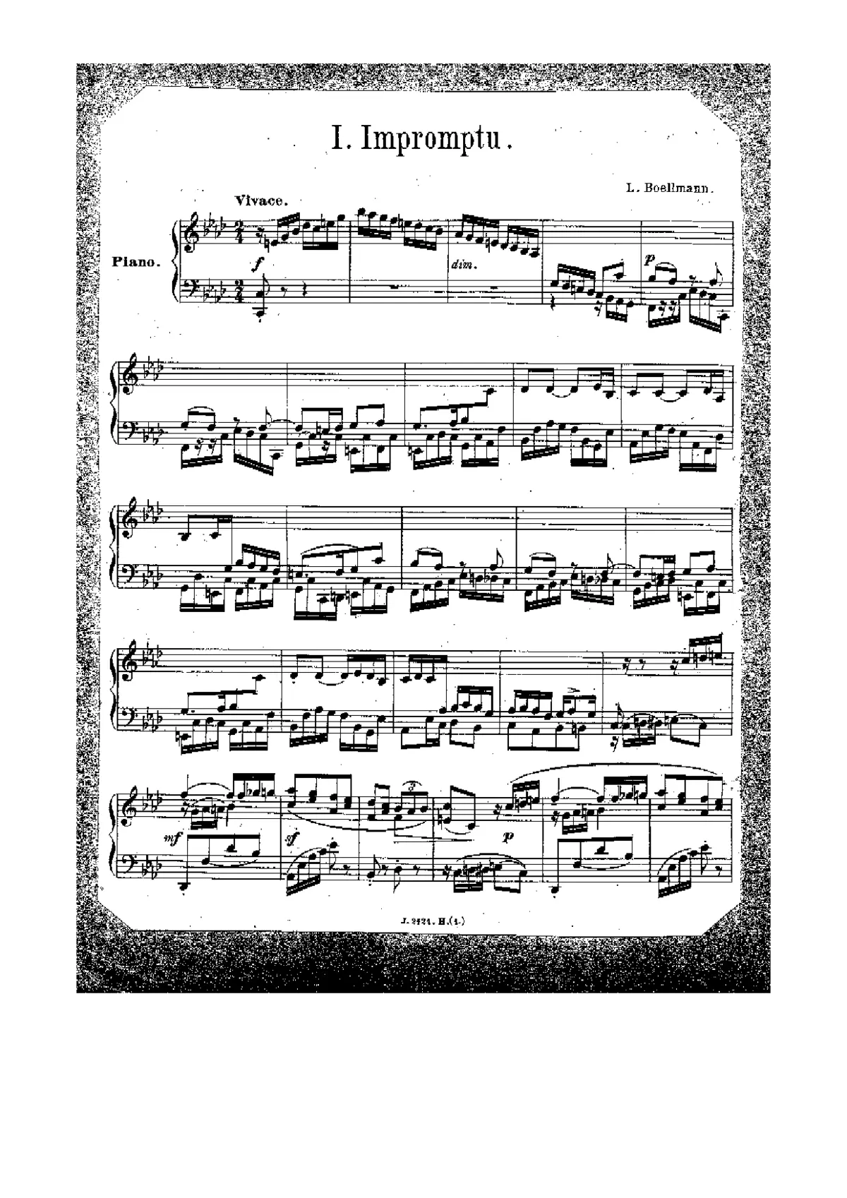 Trois pièces pour piano - Page 1