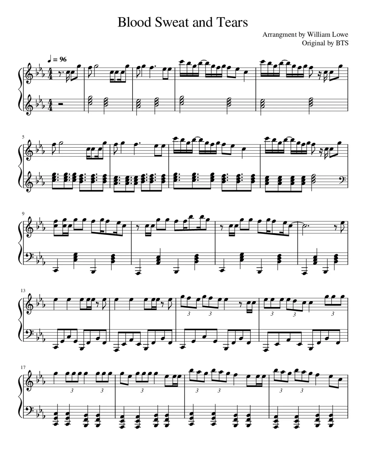 blood sweat and tears - Page 1