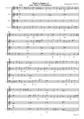 Missa La Spagna