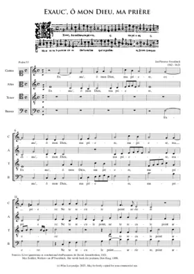 Pseaume 55 - Exauc' o mon Dieu ma prière