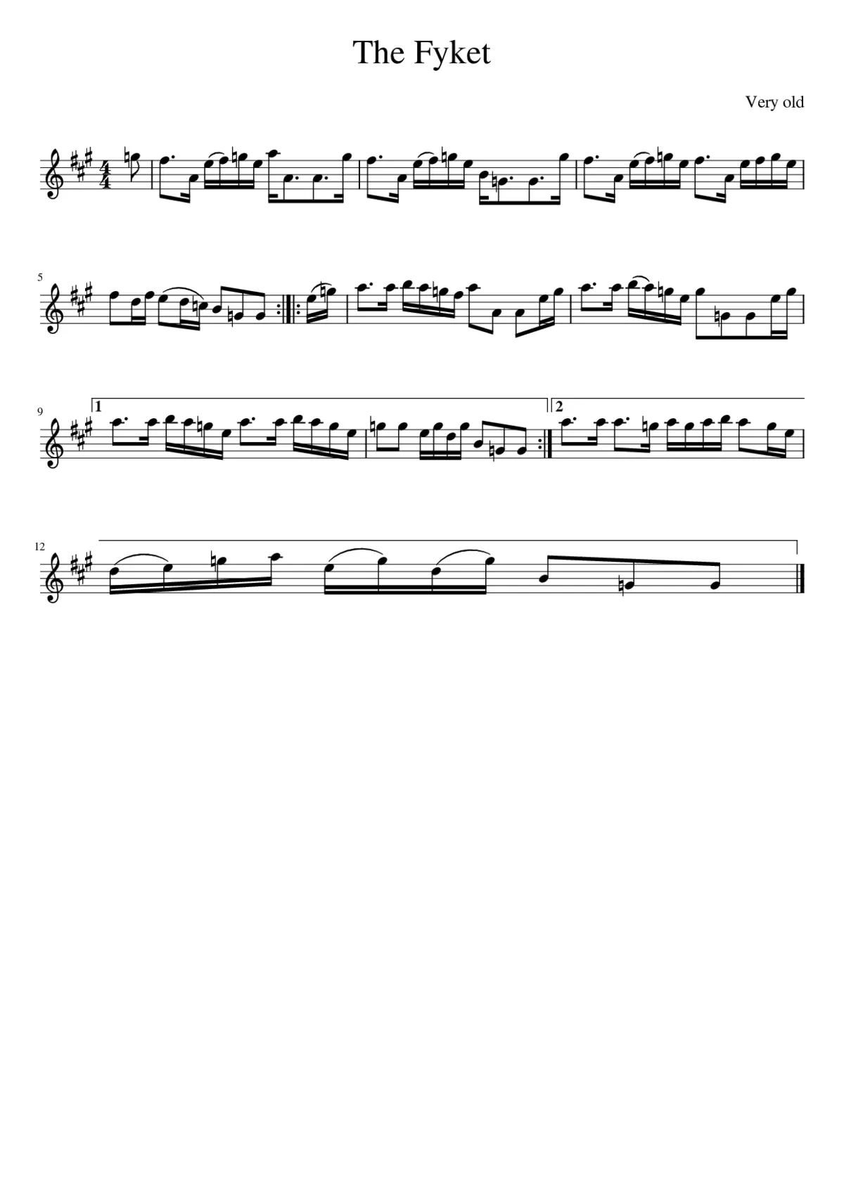 The Fyket - Page 1