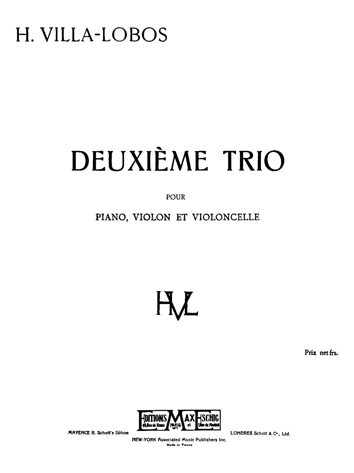 Piano Trio No.2 - Page 1
