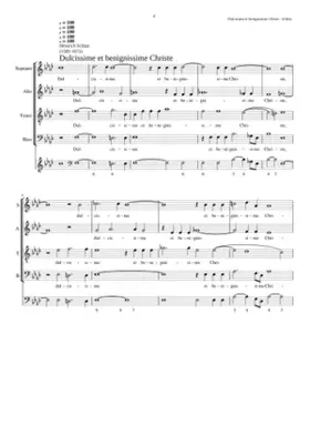 Dulcissime et benignissime Christe SWV 67