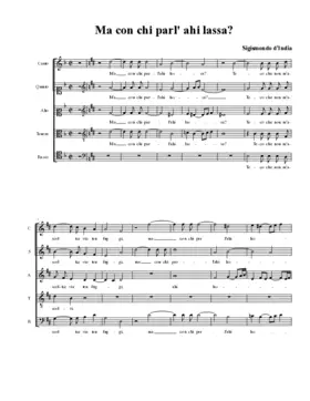 Ma con chi parl'ahi lassa?