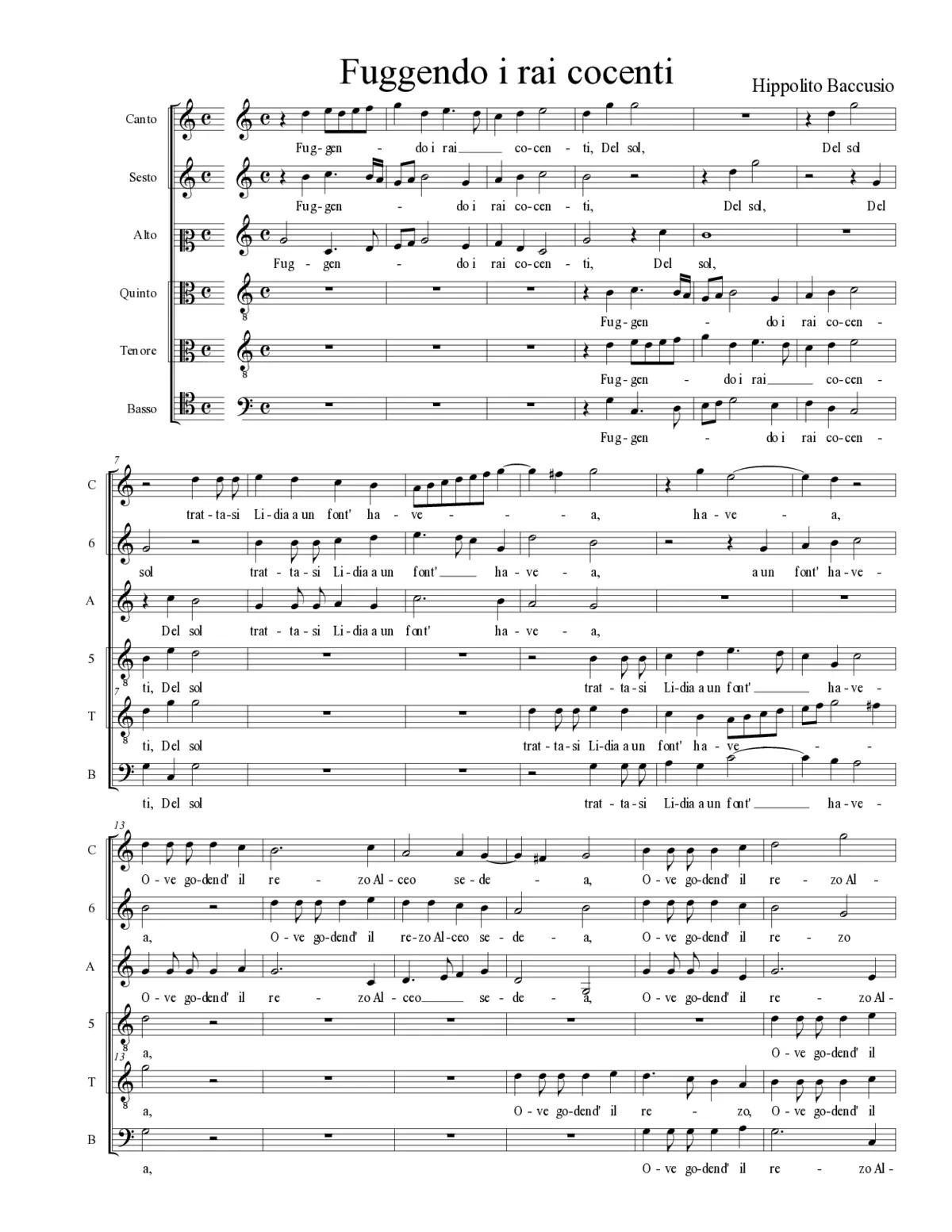 Fuggendo i rai cocenti - Page 1