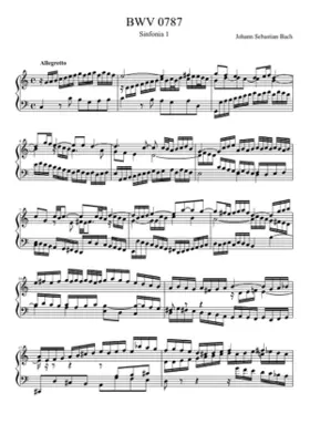 Sinfonia in C major BWV 787