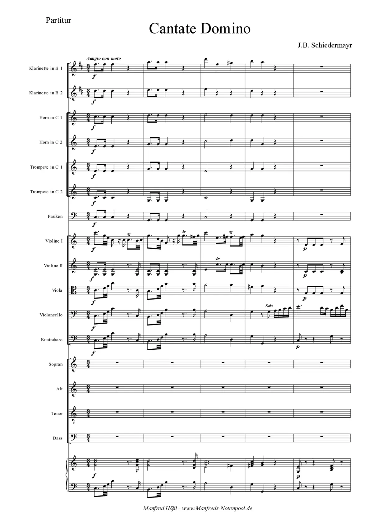 Cantate Domino - Page 1