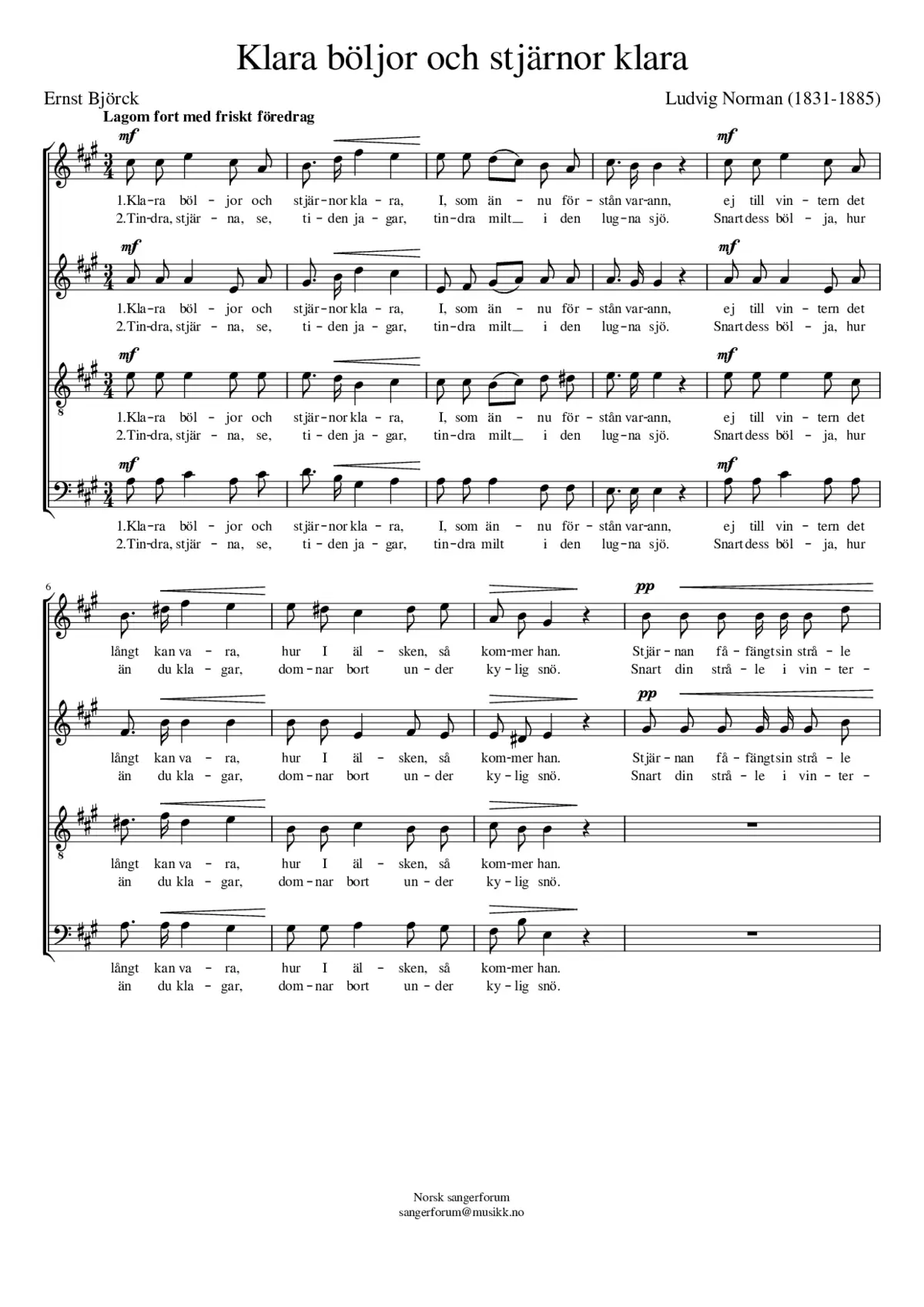 Klara böljor och stjärnor klara - Page 1