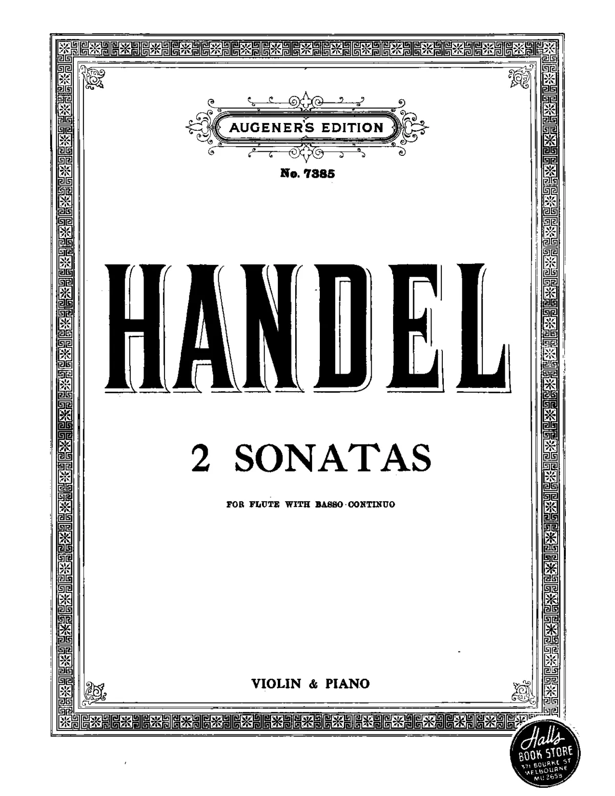 2 Flute Sonatas - Page 1