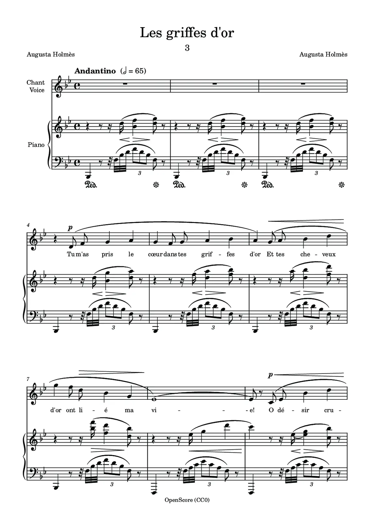 Les griffes d’or - Page 1