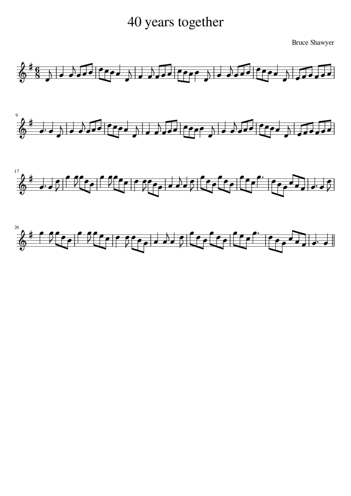 40 years together - Page 1