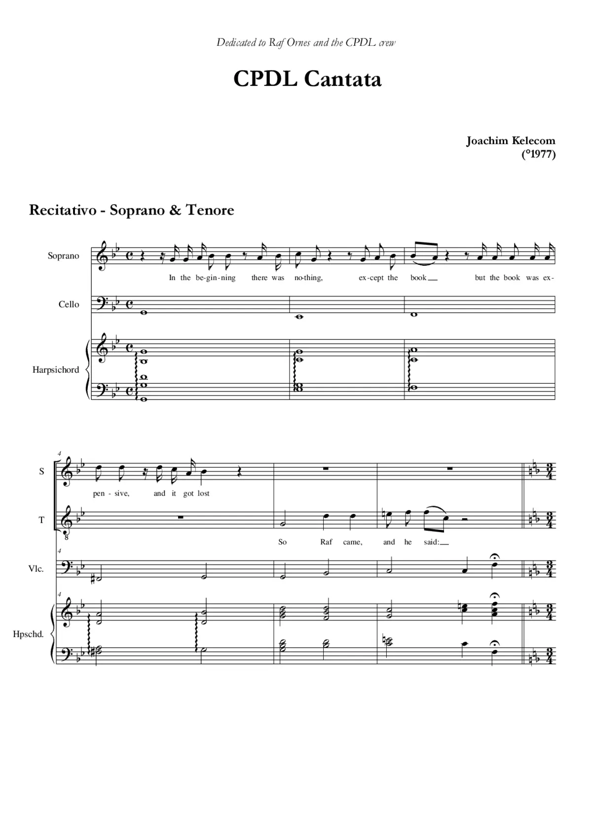 CPDL Cantata - Page 1