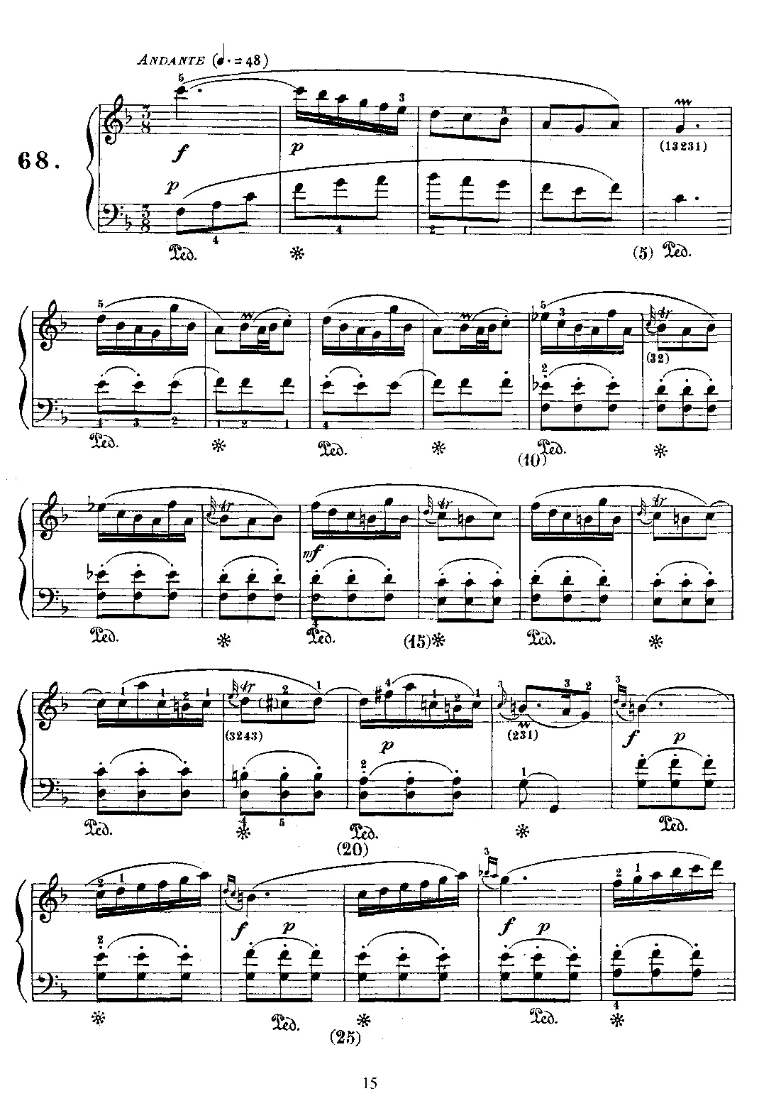 Keyboard Sonata in F major - Page 1