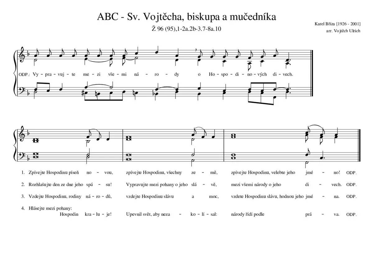 ABC - Sv. Vojtěcha, biskupa a mučedníka - Page 1