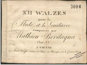 12 Waltzes for Flute and Guitar