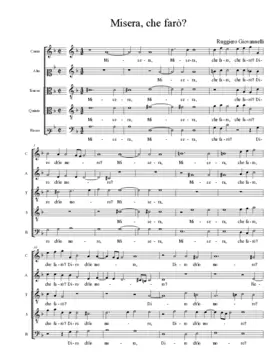 Misera, che farò?