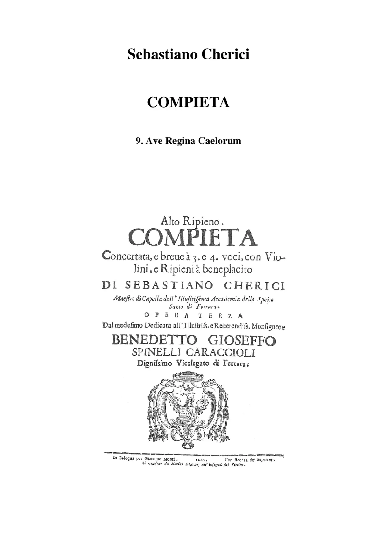 Ave Regina Caelorum - Page 1